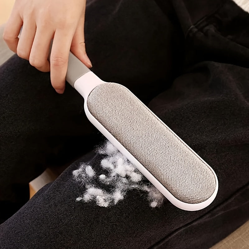 Double-Sided Pet Hair Remover Brush - Reusable Lint Roller