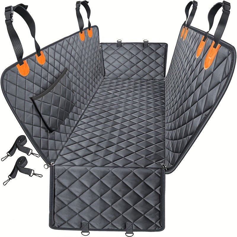 Waterproof Dog Car Mat - Seat Belt Compatible