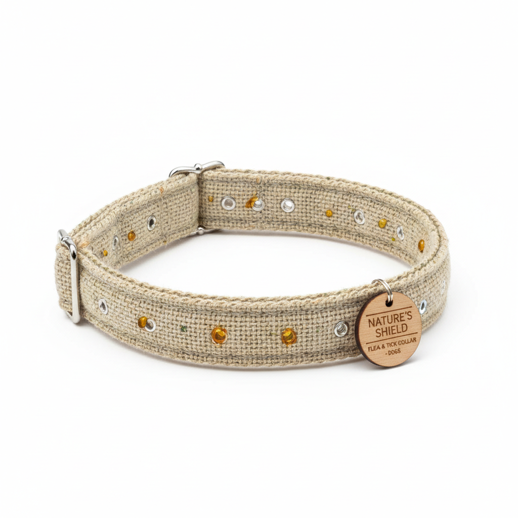 Natural flea and tick collar for dogs with 8 month protection
