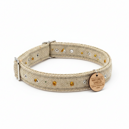 Natural flea and tick collar for dogs with 8 month protection
