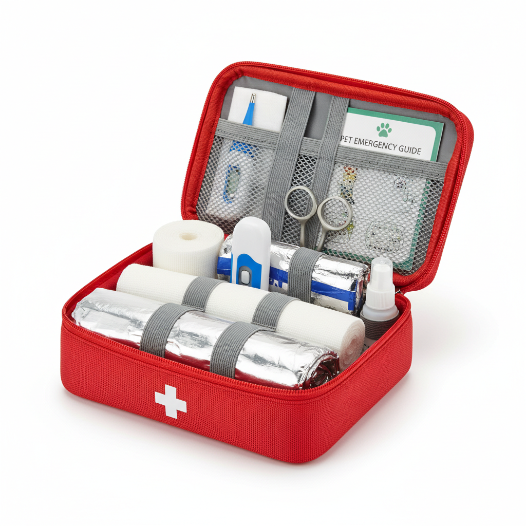 Pet first aid kit complete emergency care for dogs and cats
