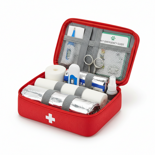 Pet first aid kit complete emergency care for dogs and cats
